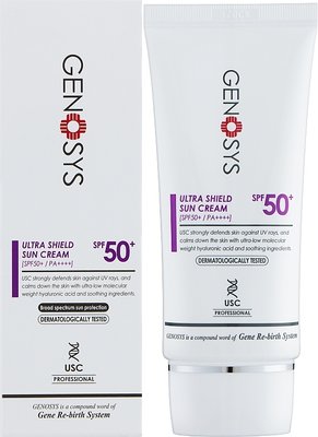 Genosys Ultra Shield Sun Cream SPF50+ 50 ml (Сонцезахисний крем) 117-1 фото
