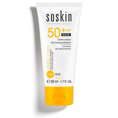 Soskin Sun Cream Very High Protection SPF 50+ 50 ml (Сонцезахисний крем SPF 50+) 2773 фото