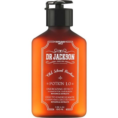 Dr Jackson Gentlemen Only Potion 1.0 Energizing Effect Shampoo 100 ml (Шампунь для волосся та тіла "Зілля") 7207 фото