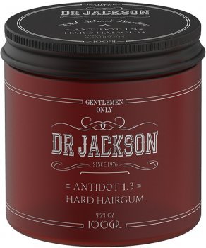 Dr Jackson Gentlemen Only Old School Barber Antidot 1.3 Hard Hairgum 100 g (Глянцевий віск для укладання волосся гелевої текстури, сильна фіксація) 7215 фото
