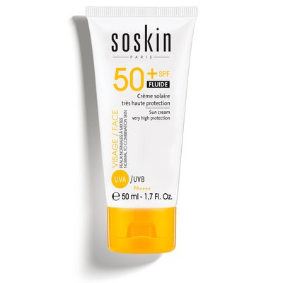 Soskin Sun Cream Very High Protection SPF 50+ 50 ml (Сонцезахисний крем-флюїд з дуже високим ступенем захисту) 2775 фото