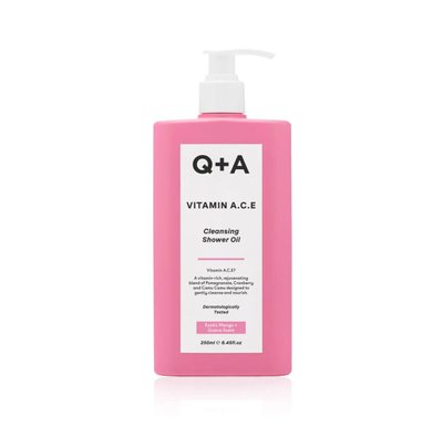 Q+A Vitamin A.C.E Cleansing Shower Oil 250ml 6112 фото