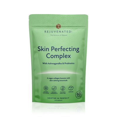 Rejuvenated Skin Perfecting Complex 60 капсул x 500 мг Веганський колаген, комплекс для ідеальної шкіри, 60 капсул 2960 фото