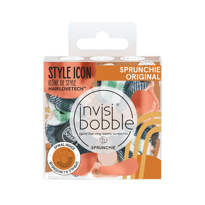 Invisibobble SPRUNCHIE Fall in Love Channel the Flannel (Резинка-браслет для волосся) 4921 фото
