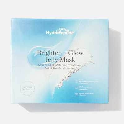 Hydropeptide Brighten+Glow Jelly Mask (Освітлююча гелева маска-плівка 4 шт) 6541 фото