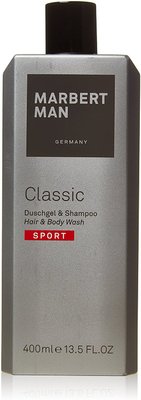 Marbert Man Classic Sport Hair & Body Wash 400 ml (Шампунь та гель для душу) 3926 фото