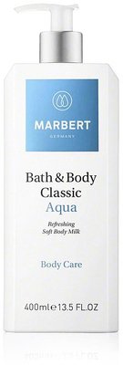 Marbert Bath & Body Classic Aqua Soft Body Milk 400 ml (М'яке освіжаюче молочко для тіла) 3928 фото