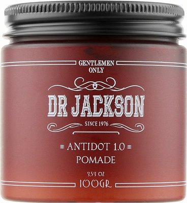 Dr Jackson Gentlemen Only Old School Barber Antidot 1.0 Pomade 100 g (Класична помада для укладання волосся, середня фіксація) 7212 фото