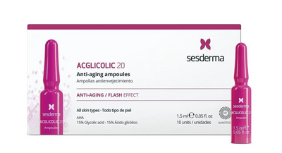 SeSDerma Acglicolic20 Anti-aging Ampoules 10*1.5 ml (Антивікові ампули для обличчя) 5647 фото