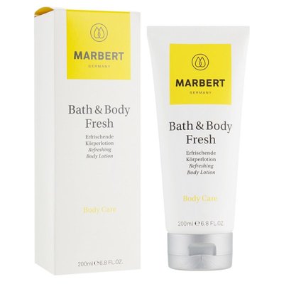 Marbert Body Care Bath & Body Fresh Refreshing Body Lotion 200 ml (Освіжальний лосьйон для тіла) 3913 фото