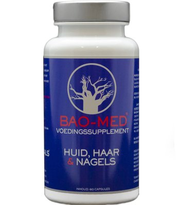 Mediceuticals Bao-Med Food Supplement 60 cps (Біологічно активна добавка для прискорення росту волосся, поліпшення стану шкіри, нігтів) 2986 фото