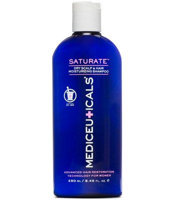 Mediceuticals Saturate Shampoo 250 ml (Шампунь для жінок проти випадіння та потоншення сухого волосся) 2996 фото