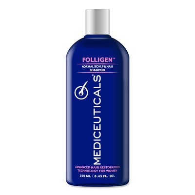 Mediceuticals Folligen Shampoo 250 ml (Шампунь для жінок проти випадіння та потоншення сухого волосся) 2998 фото